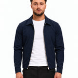 Core Zip Jacket navy - studio voorkant