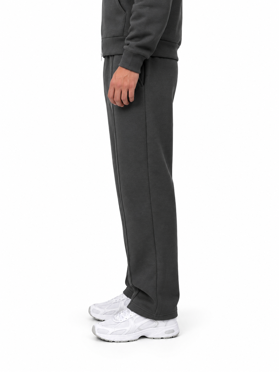 Deluxe Jogger Dark Grey, zijaanzicht