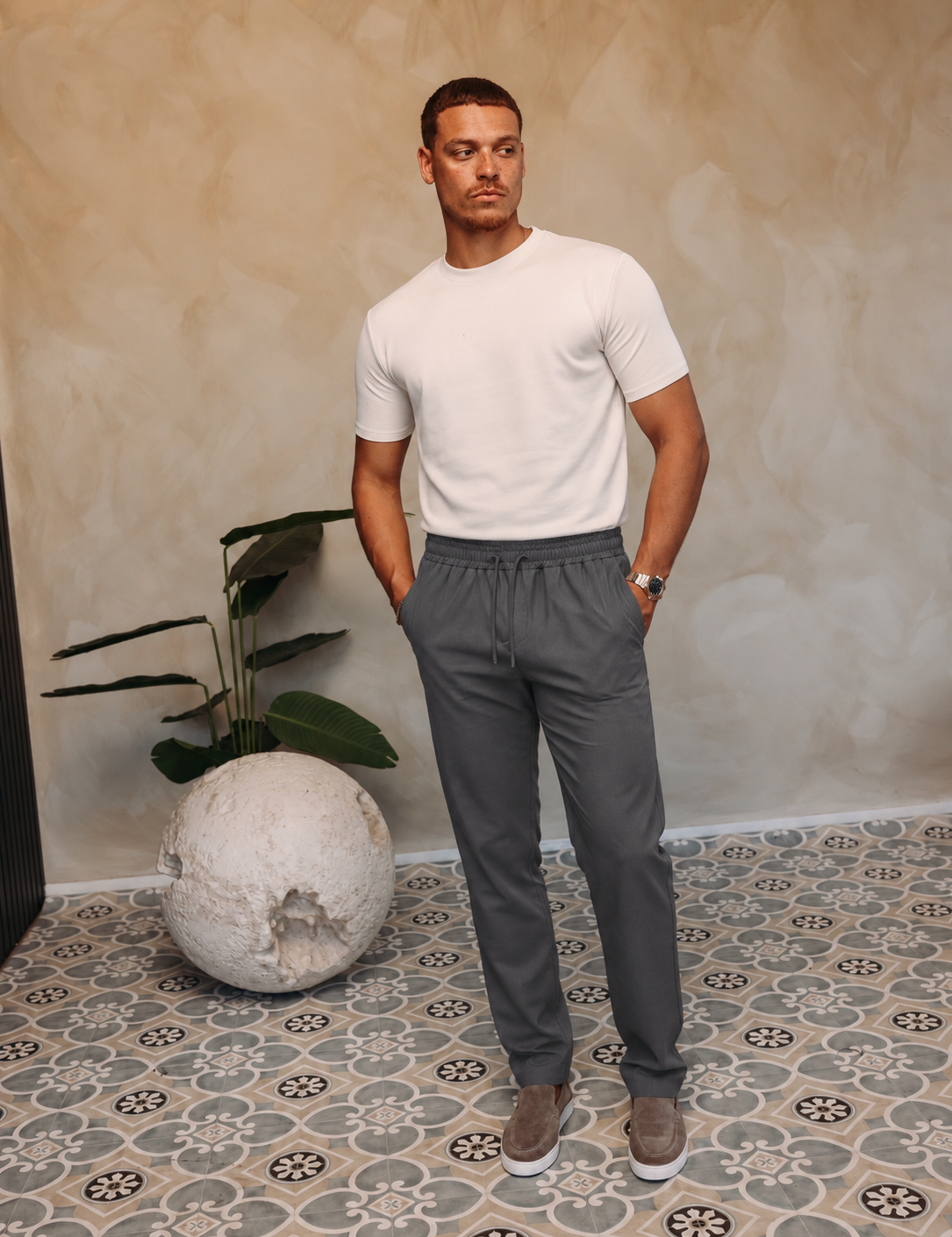 EASE PANTS | GREY — lifestylefoto