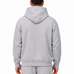 Essential Hoodie Light Grey, achteraanzicht
