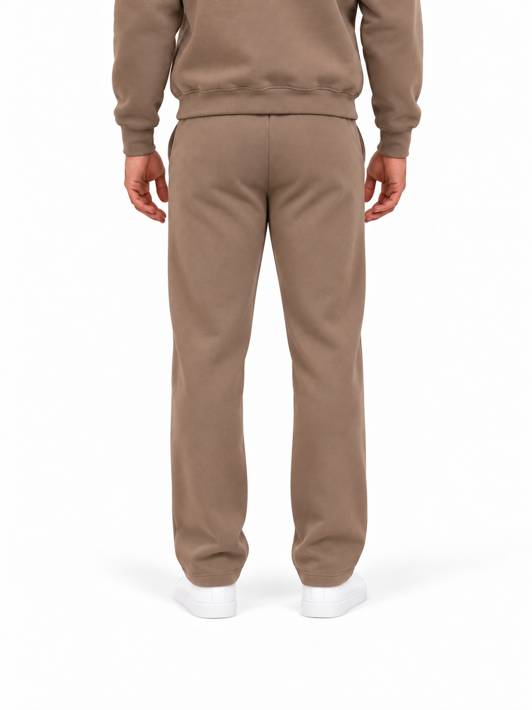 Essential Jogger Taupe, achteraanzicht