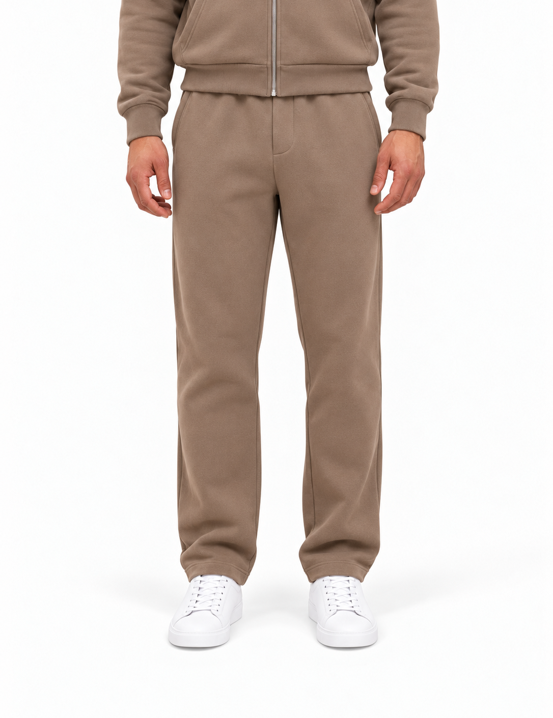 Essential Jogger Taupe, vooraanzicht