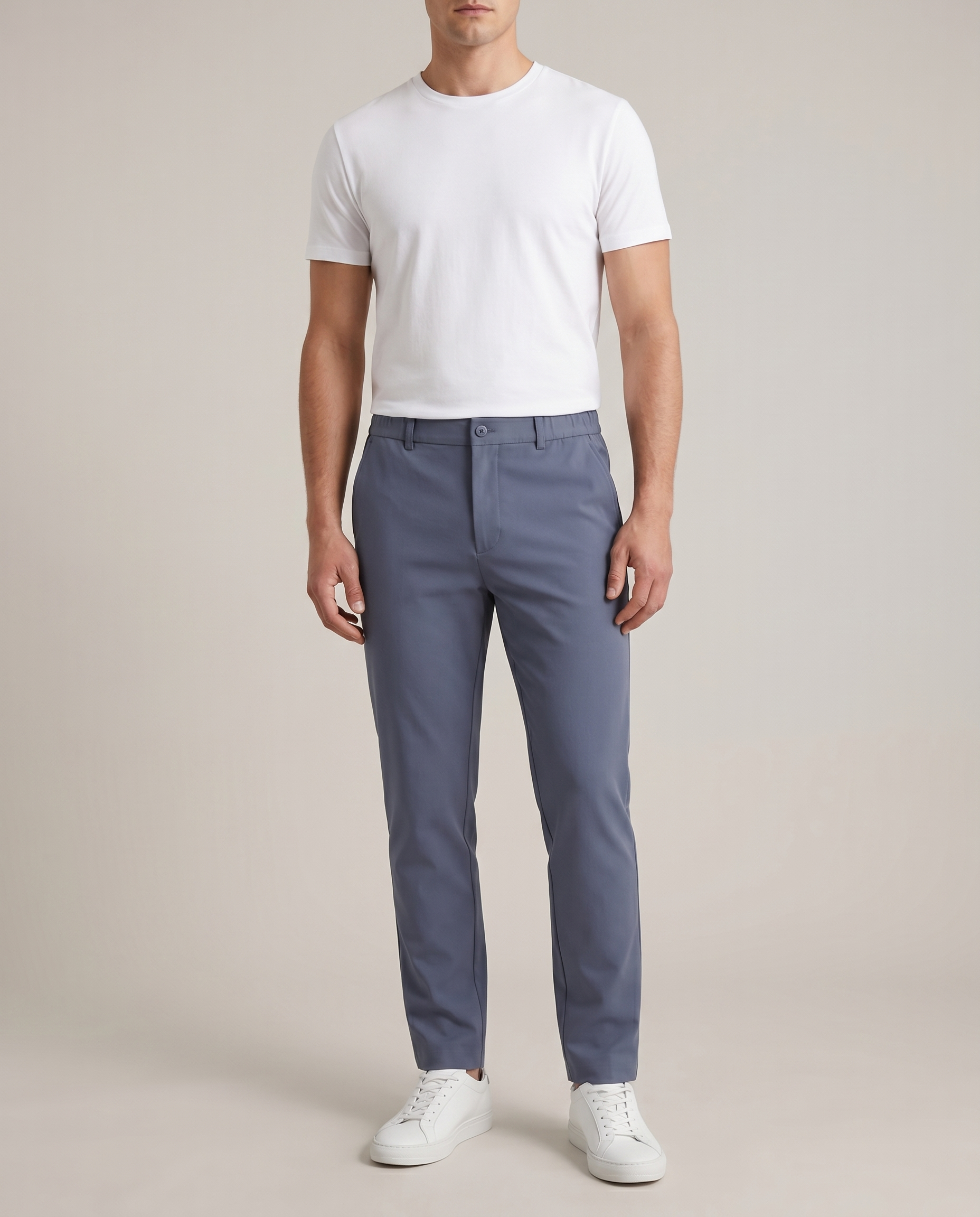 BASE PANTS GREY - studio op model