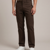 ESSENTIAL PANTS BROWN - studio op model