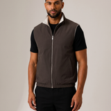 CORE BODYWARMER BROWN - studio op model