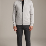 RIVAS HEAVY ZIPPER VEST GREY - studio op model