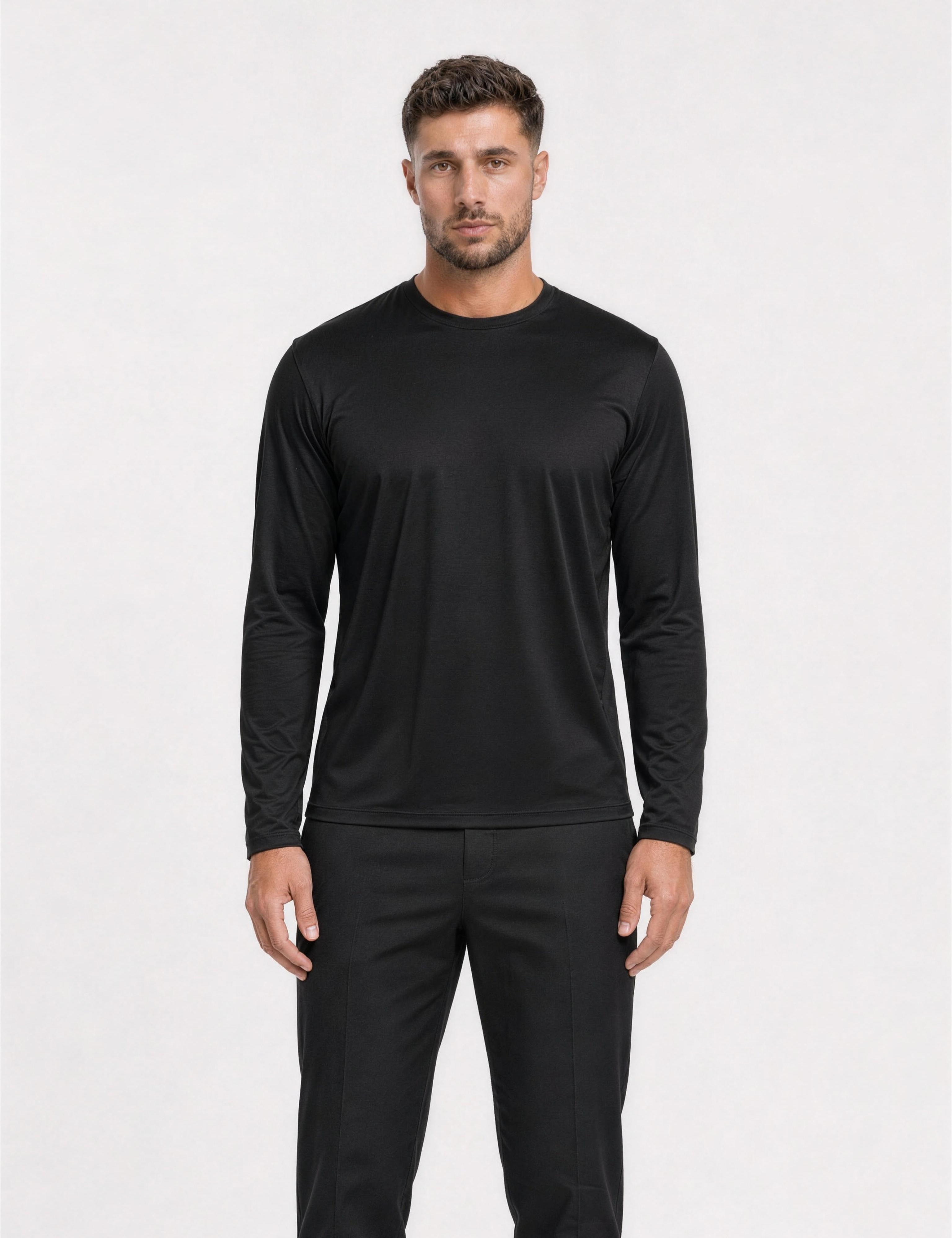 SHINY ESSENTIAL LONGSLEEVE BLACK