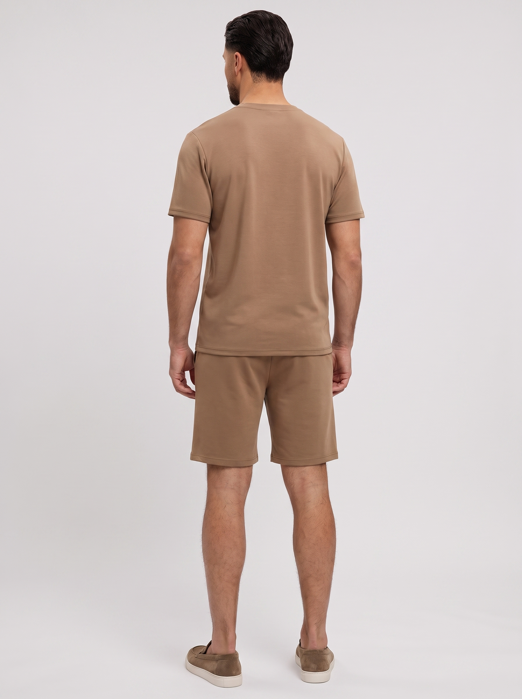 Porto Set Taupe - model achter