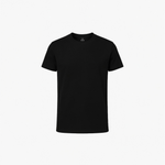 Classic Cotton T-shirt Black 4K white bust