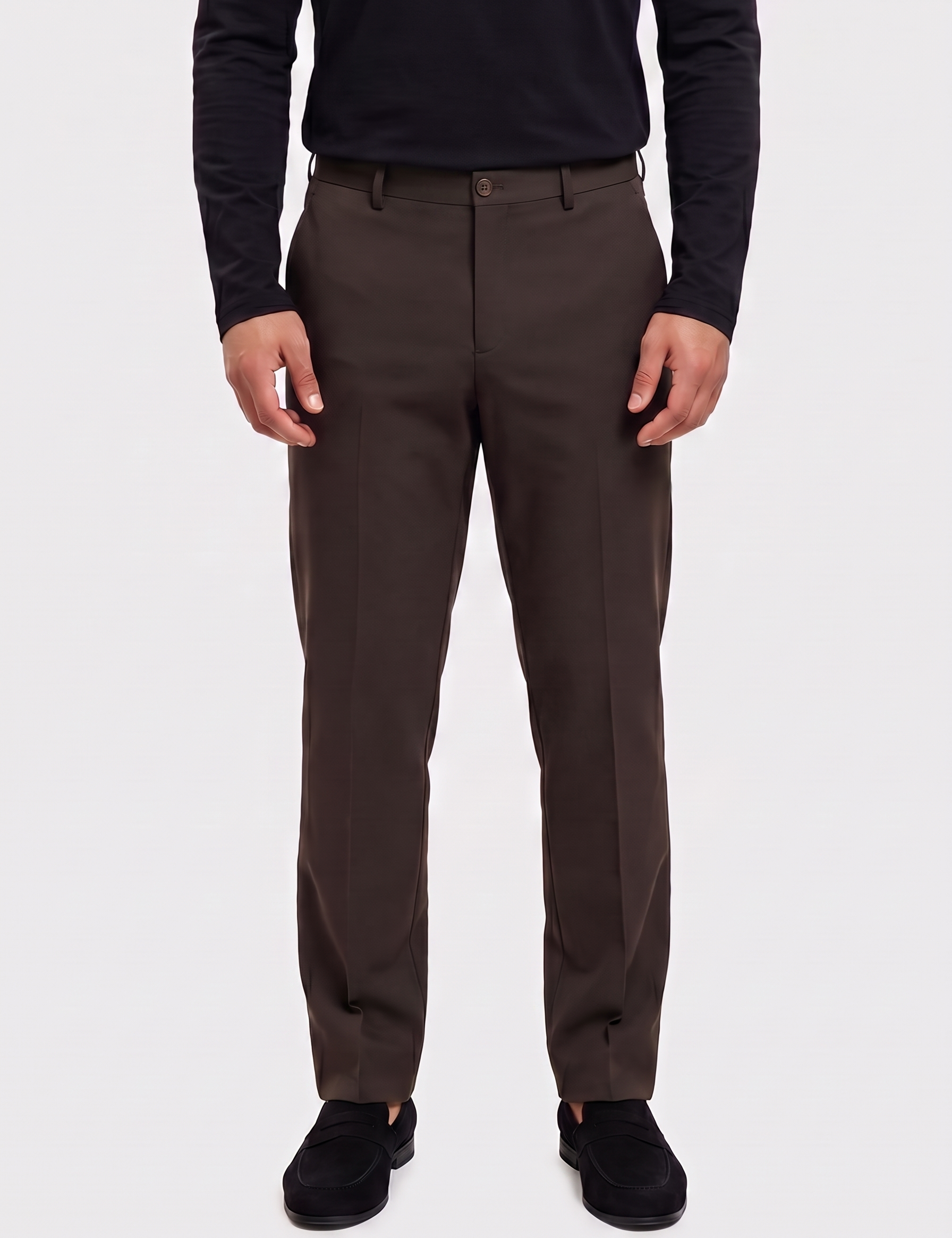 ESSENTIALS SMARTS PANTS EARTH front
