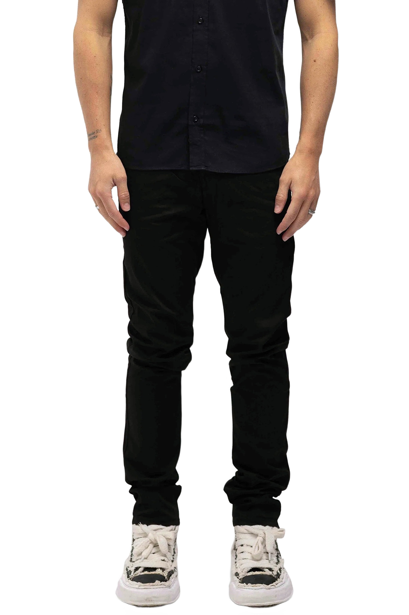Laval Black Jeans white bust