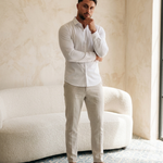 Deluxe Shirt White - editorial model
