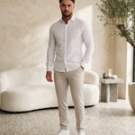 Deluxe Shirt White - editorial model