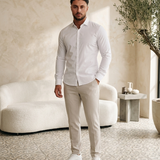 Deluxe Shirt White - editorial model
