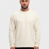 Essential Longsleeve Creme - voorkant