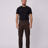 Essential Pants Dark Brown voorkant