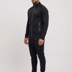 Mayor Tracksuit Black - zijkant studio