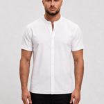 Mao White Shirt - voorkant studio