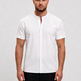 Mao White Shirt - voorkant studio