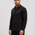 Classic Black Shirt - zijkant studio