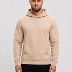 RK Blank Hoodie Brown Regular Fit - voorkant studio