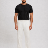 Ease Pants Wit - voorkant volledig