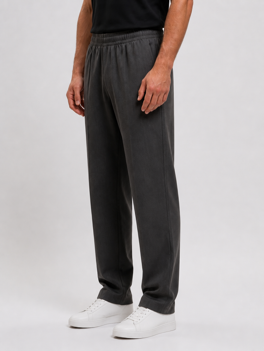 Ease Pants Grey - zijkant