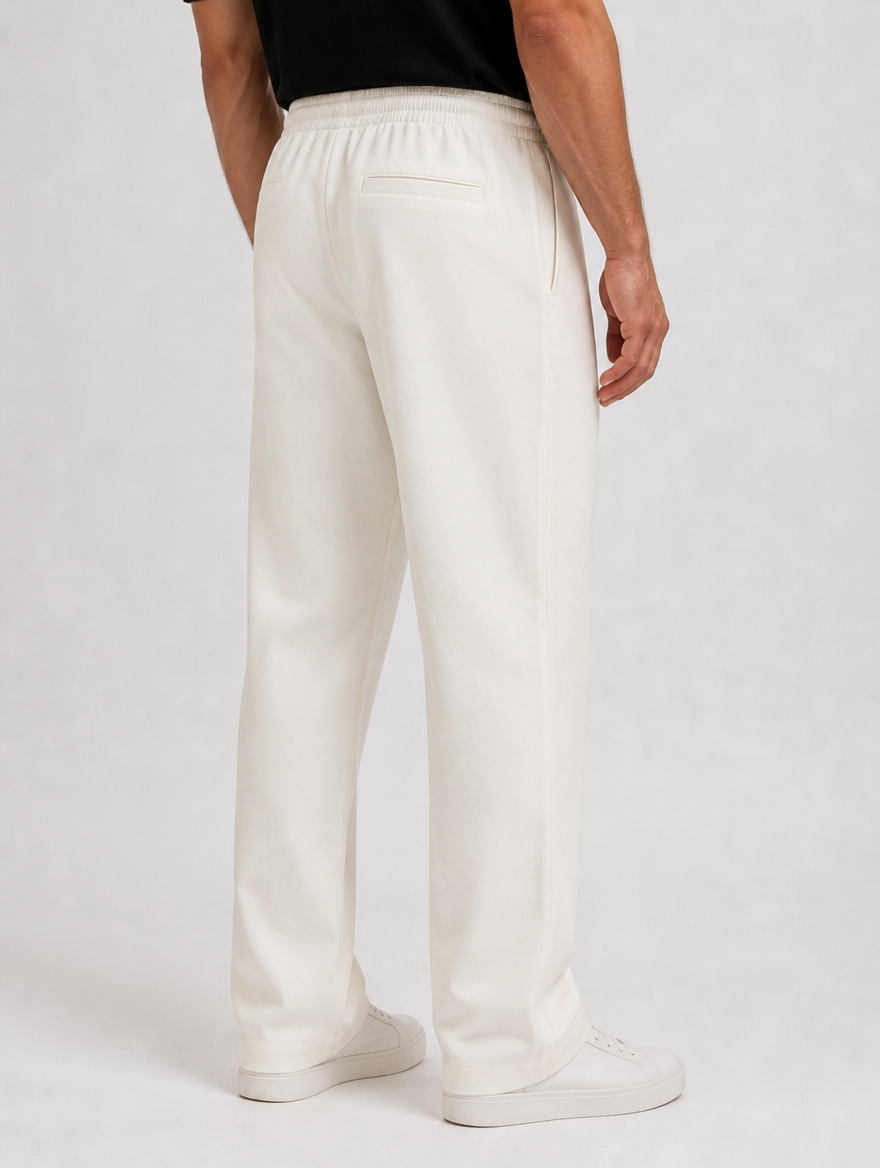 Ease Pants Wit - achterkant
