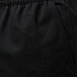Tarifa Pants Black - stofdetail katoenen twill
