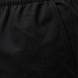 Tarifa Pants Black - stofdetail katoenen twill
