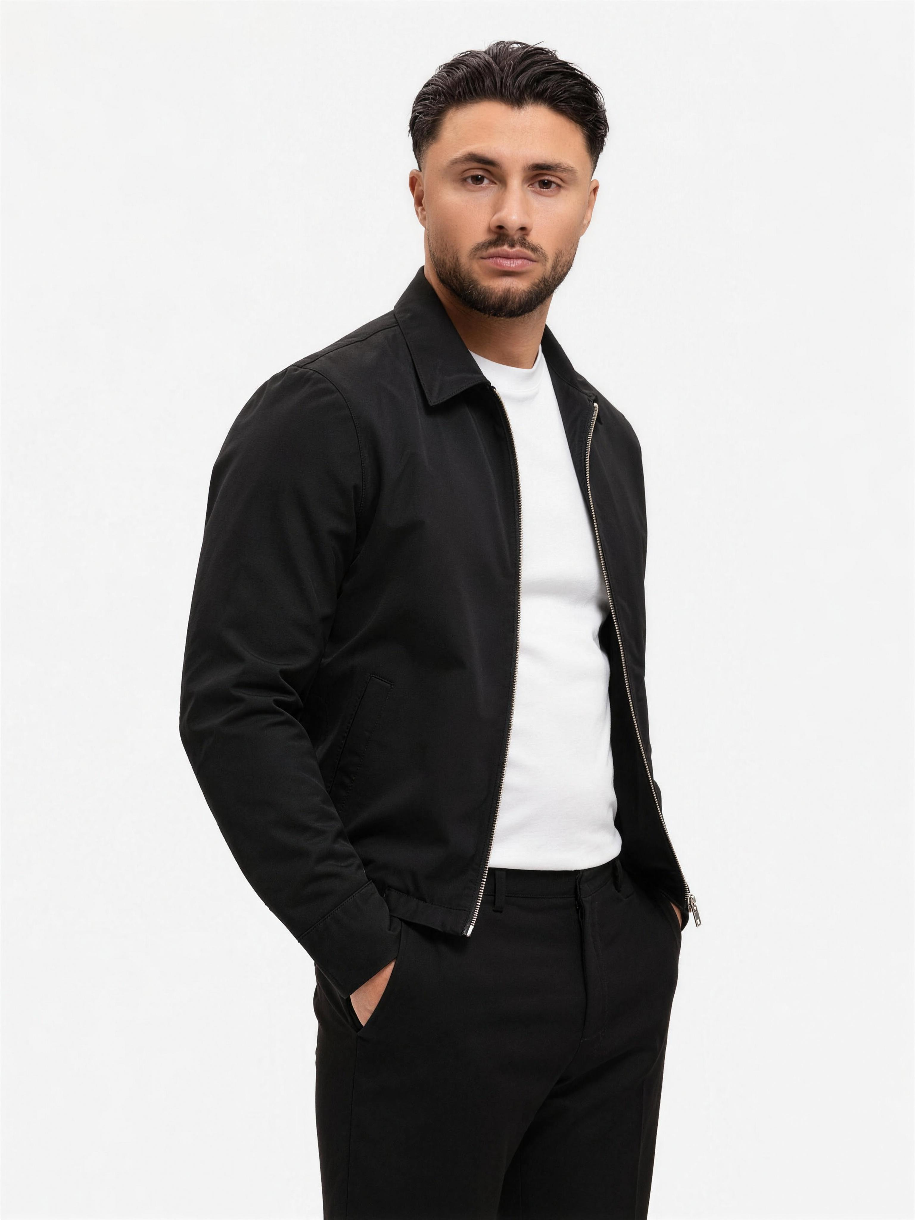 Smart Jacket Black - schuin
