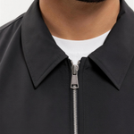 Smart Jacket Black - detail kraag en rits