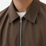 Smart Jacket Earth - detail kraag en rits