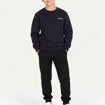 Richesse Crewneck JR Navy Blue - voorkant op model