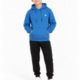 Richesse Infantry Hoodie JR Blue - voorkant op model