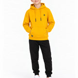 Richesse Infantry Hoodie JR Yellow - voorkant op model