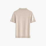 Knit Polo Creme