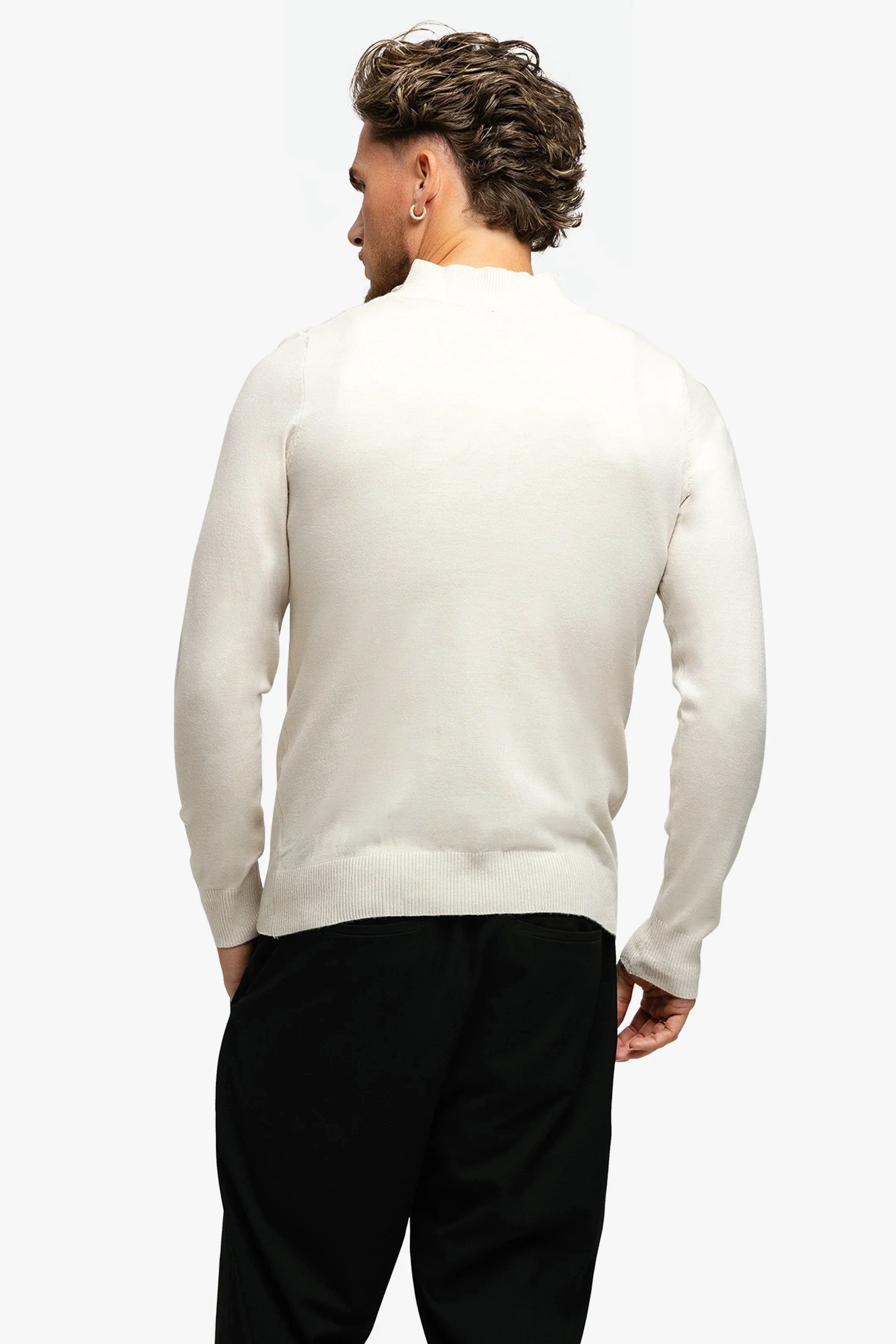 Knitted Zipper Soft Sand