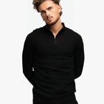 Knitted Zipper Black