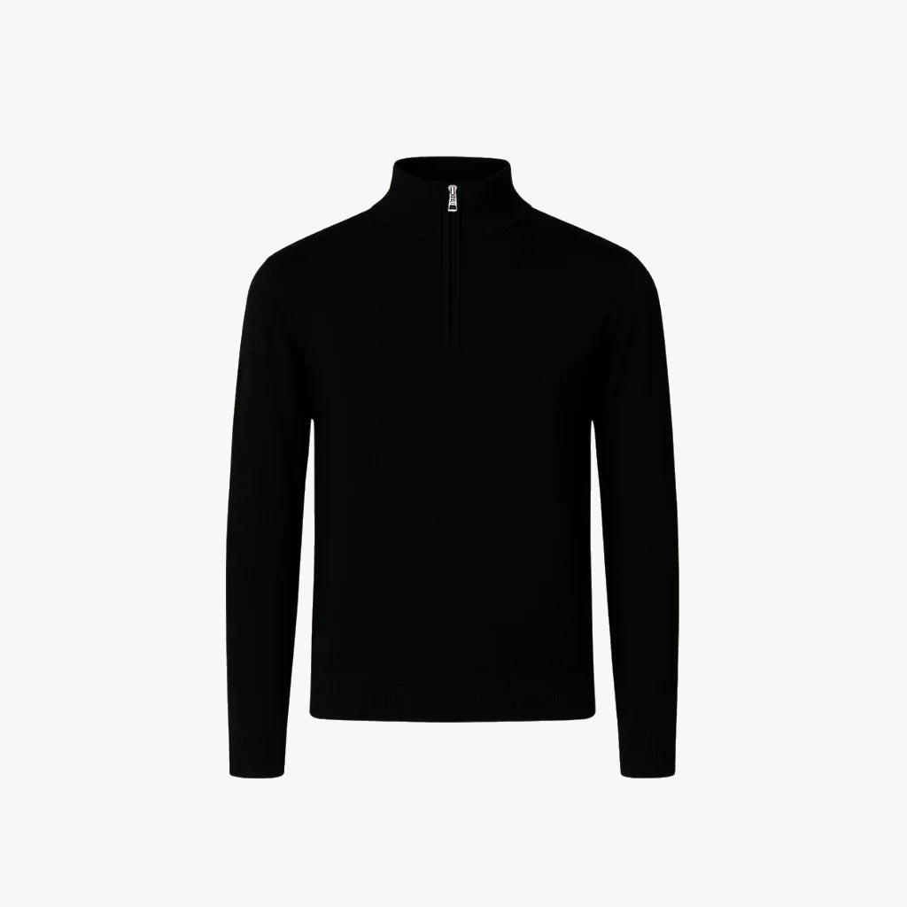 Knitted Zipper Black