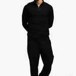 Knitted Zipper Black
