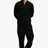Knitted Zipper Black