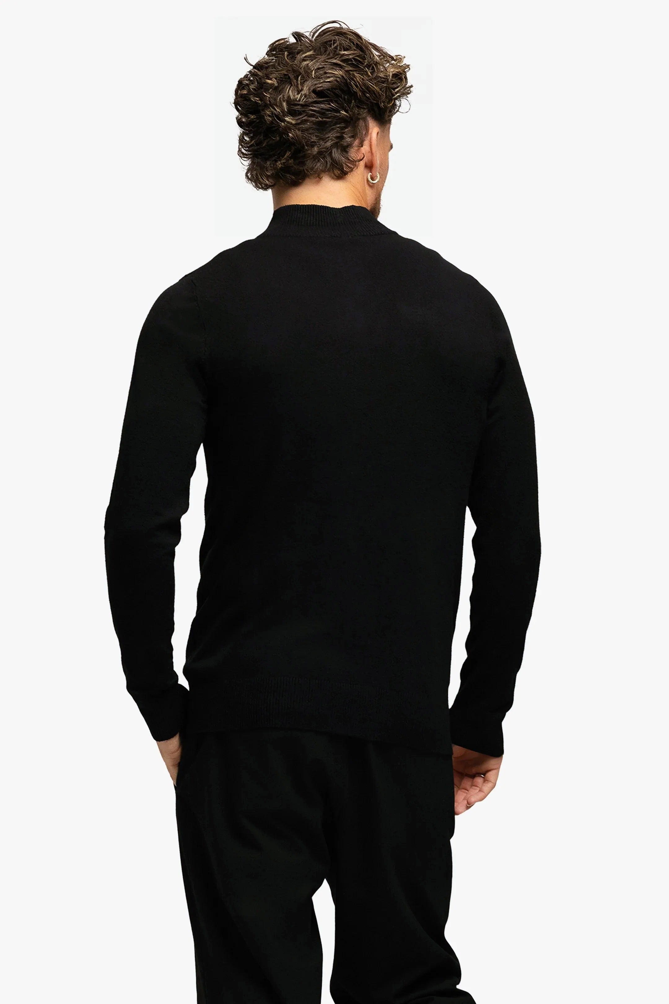 Knitted Zipper Black