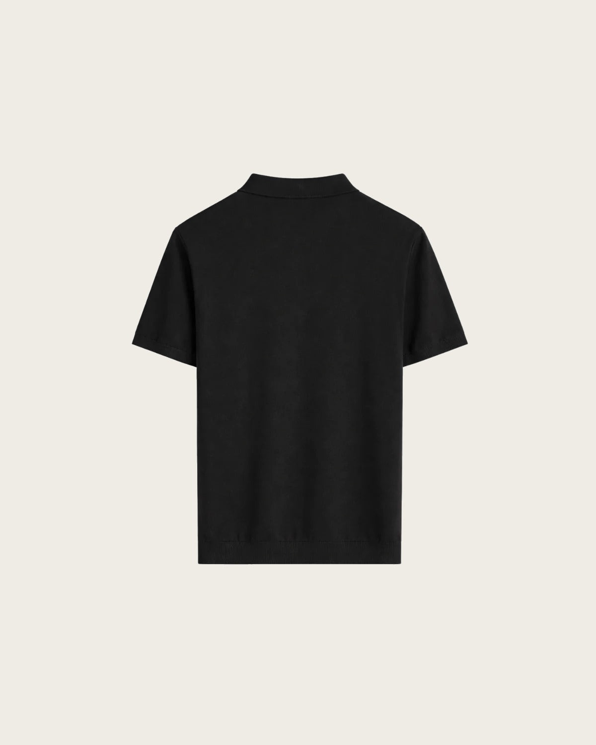 KNIT POLO | BLACK