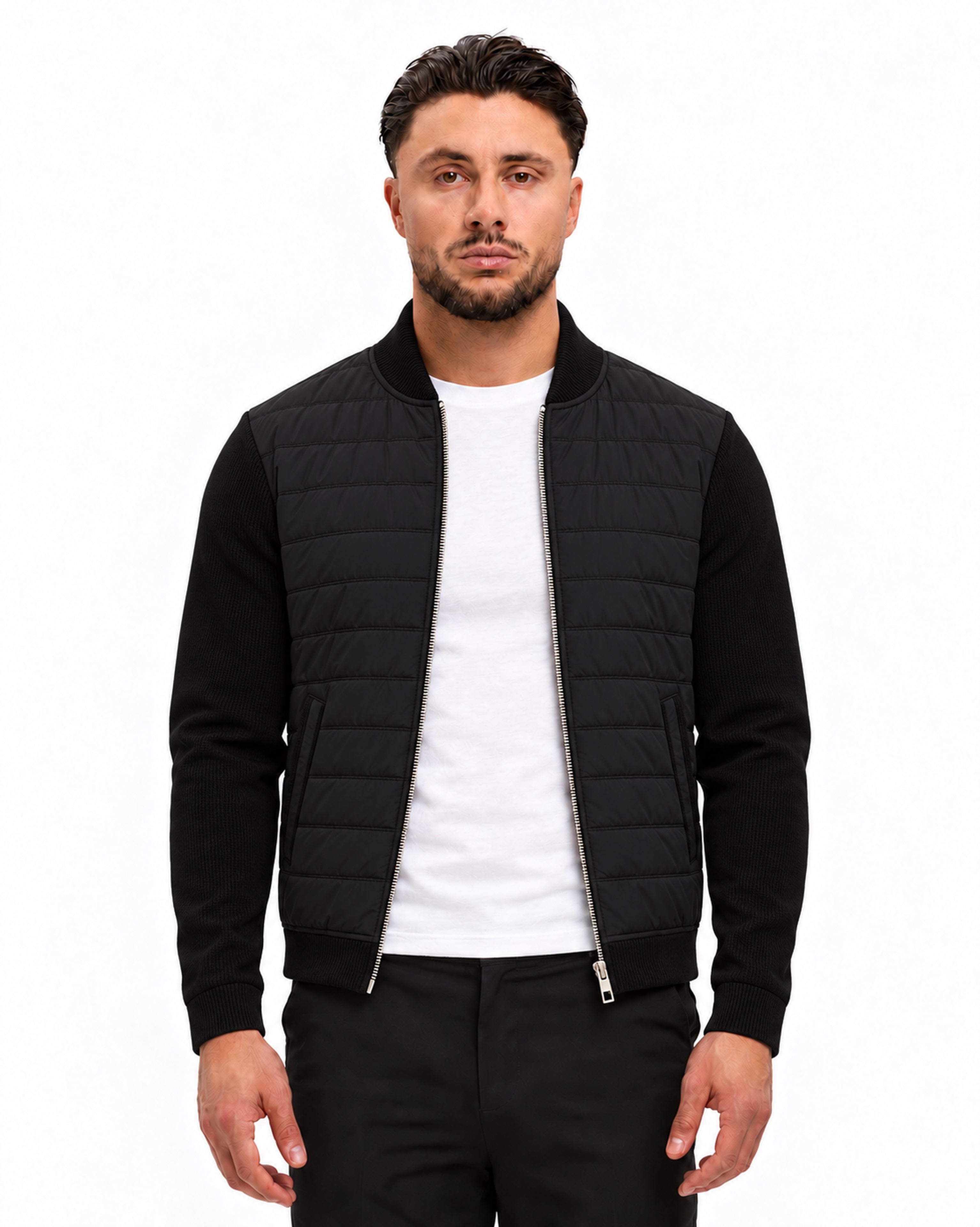 MADRID JACKET BLACK - studio voorkant
