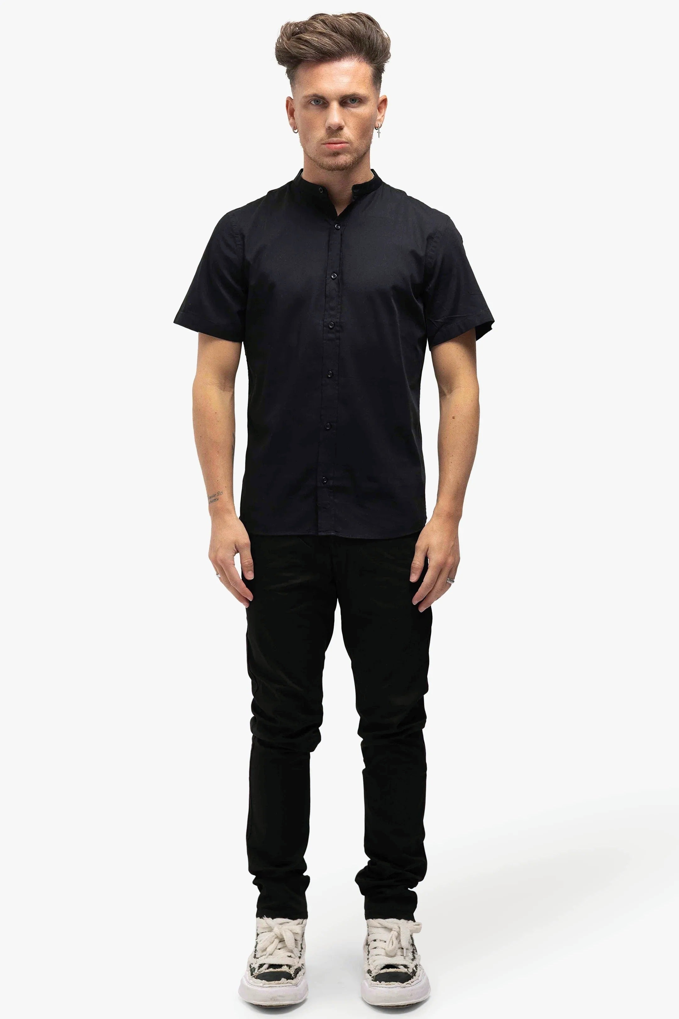 MAO BLACK SHIRT
