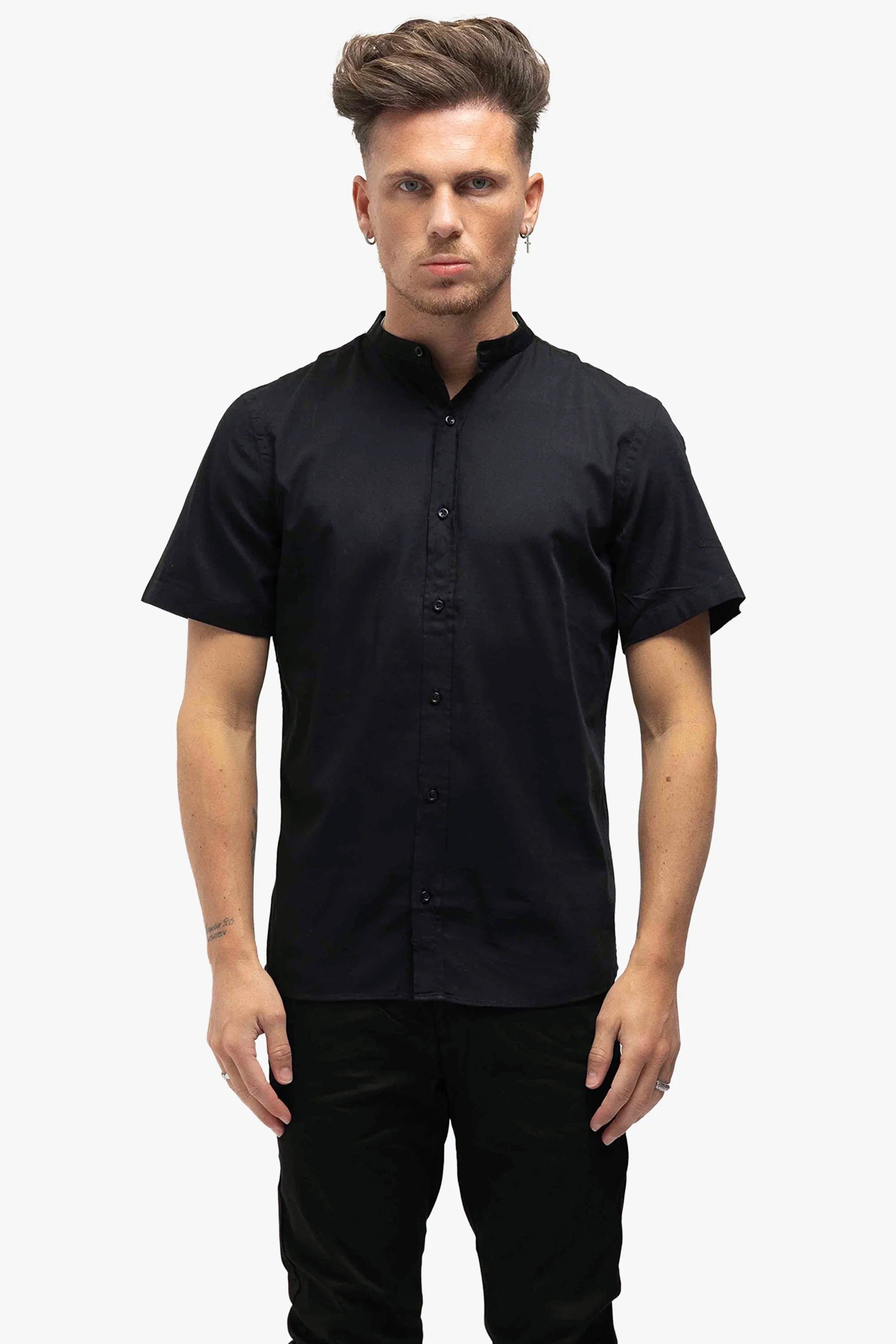 MAO BLACK SHIRT