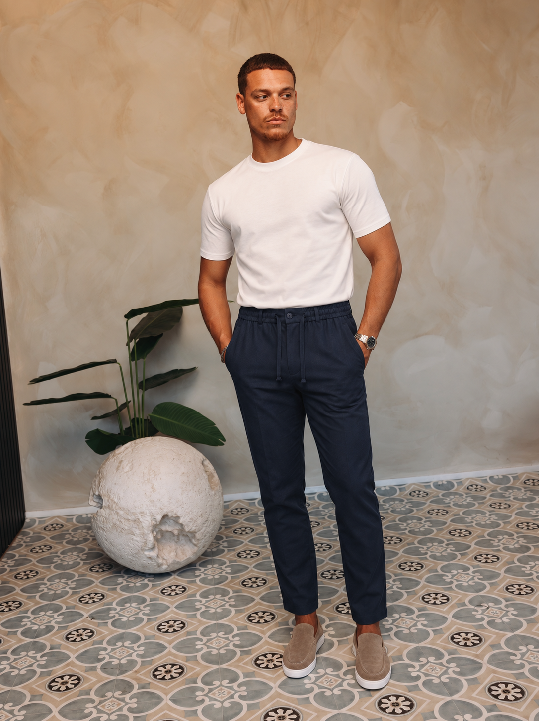 MILAN PANTS | NAVY — lifestylefoto