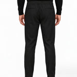 MONZA pants zwart – achterkant op model