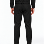 MONZA pants zwart – achterkant, complete set met bijpassende jacket (studio)